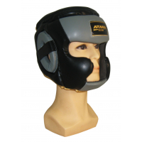 Шлем для бокса АТАКА BOXING с защитой верха и щек