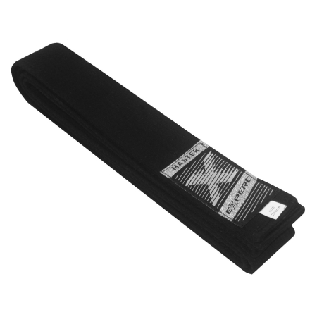 Пояс для единоборств черный EXPERT master E7801