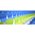 Кресло пластиковое стадионное Atlet