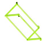 Перекладина треугольная D32-32-32, ZSO-1100