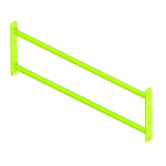 Перекладина двойная D=32, ZSO-1100