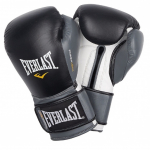 Перчатки тренировочные Everlast Powerlock, цвет чёрно-серый