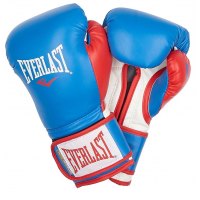 Перчатки тренировочные Everlast  Powerlock PU, цвет сине-красный