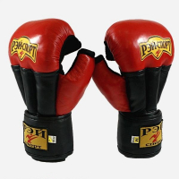 Перчатки для рукопашного боя FIGHT-1 кожа, хлопок С4КХ