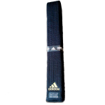 Профессиональный мастерский пояс тхэквондо Adidas WTF Regular Master black belt