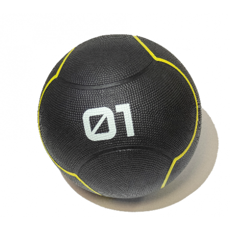 Мяч тренировочный OriginalFitTools, цвет чёрный