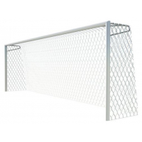 Ворота футбольные 7,32х2,44 м., алюминиевый профиль, овальный, 100х120 со стаканами, опорами под сетку