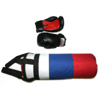 Набор бокс (груша цилиндр + перчатки) Sprinter