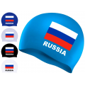 Шапочка для плавания с изображением флага России Sprinter